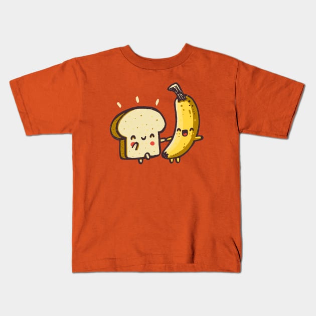 Banana Sandwich Kids T-Shirt by Walmazan